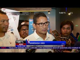 Jelang Debat Publik, Sandiaga Uno Sosialisasikan Program OK OCE - NET16