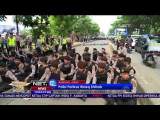 Live Report Pemeriksaan Habib Rizieq di Polda Jabar - NET 12