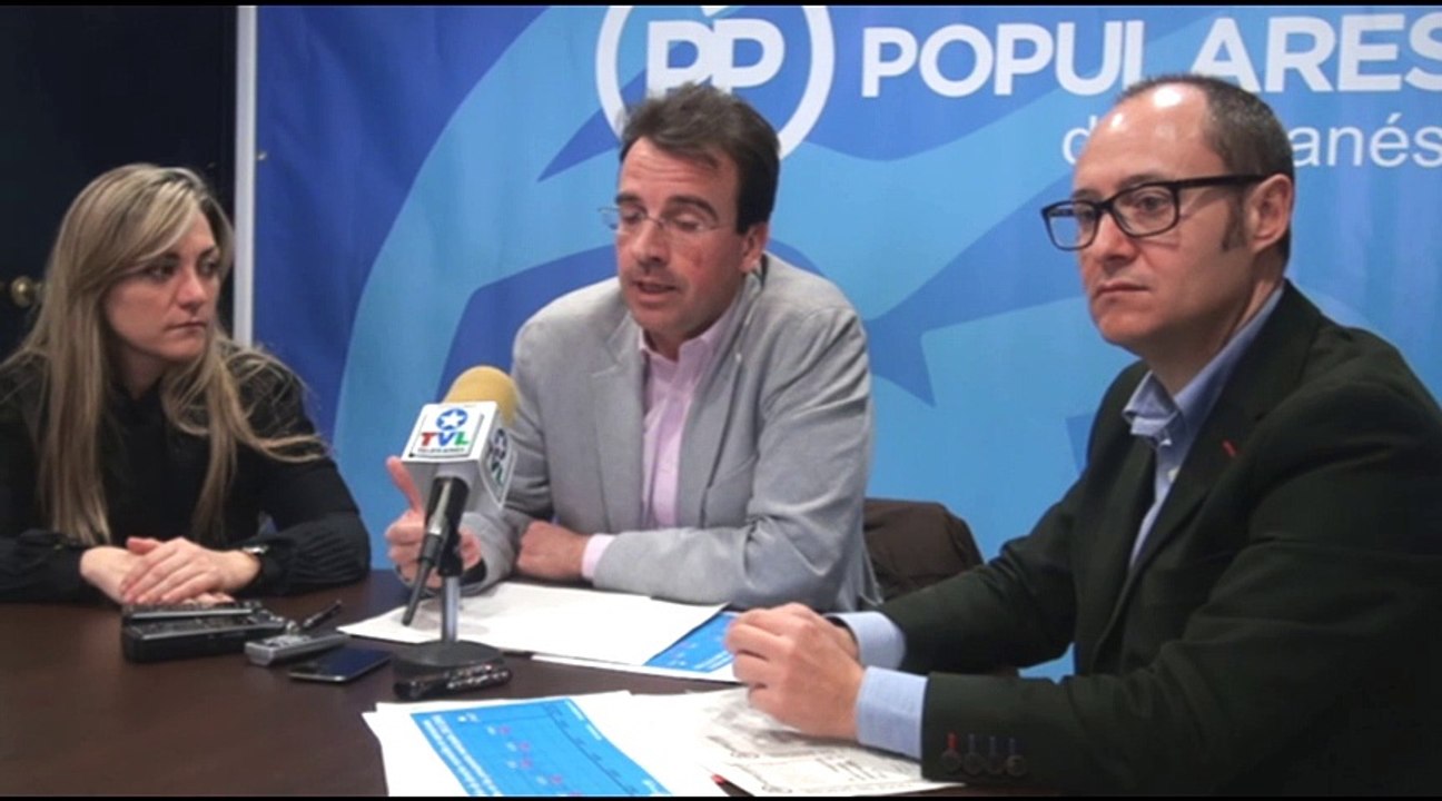 Rueda de prensa del Partido Popular de Leganés del 15 de febrero de 2017