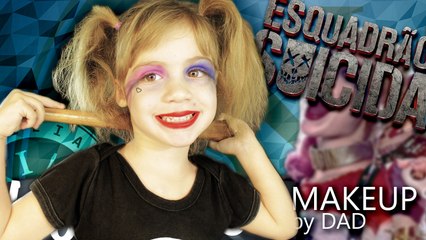 PAPAI MAQUIANDO - ESQUADRÃO SUICIDA/ARLEQUINA - FAMÍLIA DIY