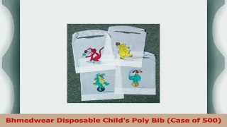 Bhmedwear Disposable Childs Poly Bib Case of 500 2fbe521c