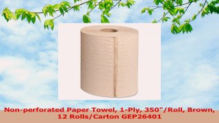 Nonperforated Paper Towel 1Ply 350Roll Brown 12 RollsCarton GEP26401 4146ddc0