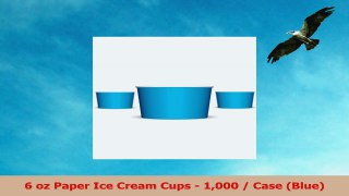 6 oz Paper Ice Cream Cups  1000  Case Blue dc08ffb0