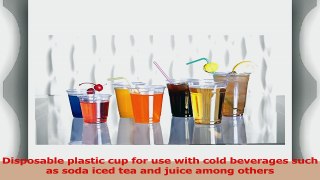 Party Essentials N81040 Soft Plastic Cup 8Ounce Capacity Clear Case of 400 98ea2a32