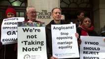 Protesters urge Church of England to end LGBT inequality