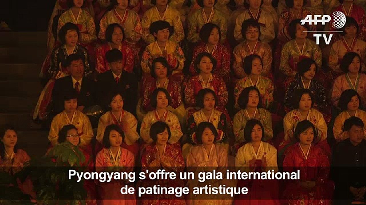 Pyongyang s'offre un gala international de patinage artistique