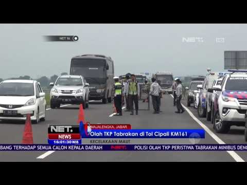 Olah TKP Kecelakaan Maut Tol Cipali KM 161 - NET 16