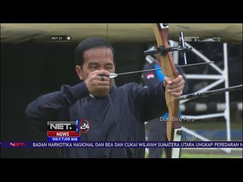 Presdien Jokowi Berlatih Jelang Kejuaraan Panah - NET24