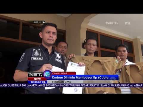 Polisi Tangkap Tersangka Penipuan CPNS - NET 12
