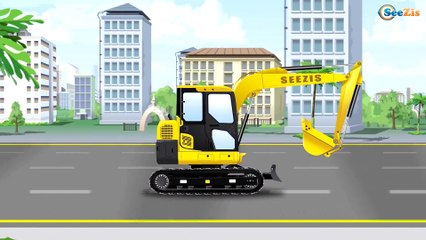 The Bulldozer and his Friends | Construction Trucks & Service Vehicles Cartoons for children