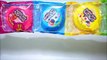 5x Very long HUBBA Bubba Bubble Tape Gum, Learn Colors Orange, Red, Blue, Green, Yellow Gum