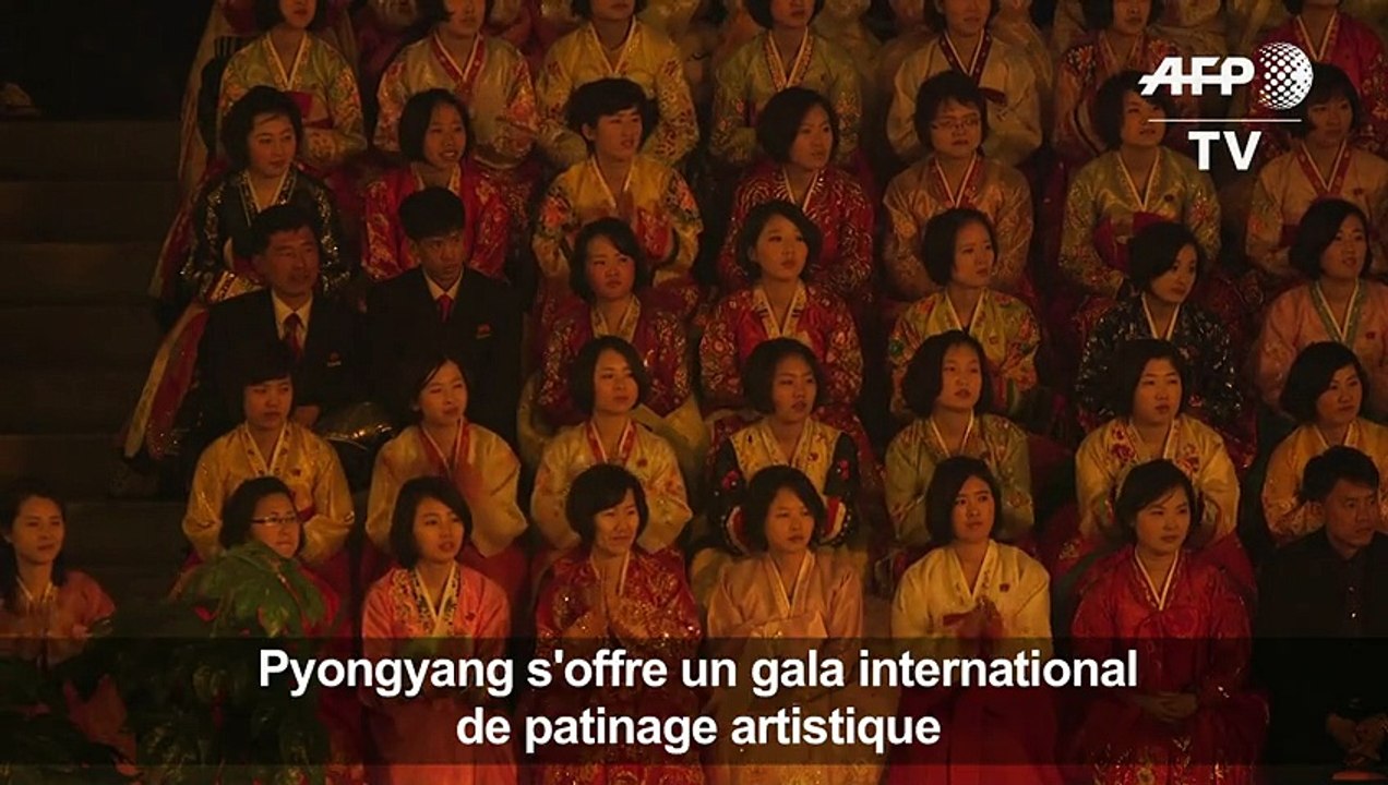 Pyongyang s'offre un gala international de patinage artistique