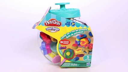 Play Doh Candy Jar How to make Playdough Sweet Confections Hasbro Toys