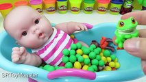 Baby Doll Bath time Learn Colors Paw Patrol Toys Baby Alive Video with Surprises