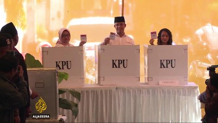 Jakarta governor faces April run-off vote