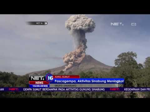 Pasca Gempa, Aktivitas Gunung Sinabung Meningkat - NET 16