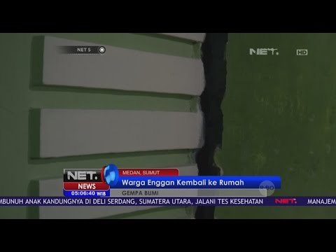Gempa Susulan Terus Terjadi, Warga Medan Enggan Kembali ke Rumah - NET 5