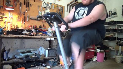 Drachenlord radelt - Workout auf dem Heimtrainer