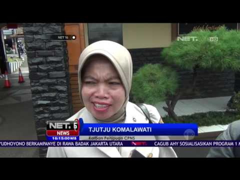 Korban Penipuan CPNS Tertipu Lebih dari 300 Juta Rupiah - NET 16