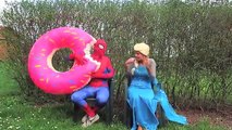 FROZEN ELSA vs JOKER Slime & Gelli Baff PRANK! w/ Spiderman, Maleficent Superhero Funny Video