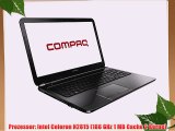 HP Compaq Presario 396 cm (156 Zoll) Notebook (Intel Celeron N2815 18GHz 4GB DDR3L SDRAM 500GB