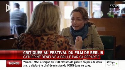 Découvrez la réponse de Catherine Deneuve à une journaliste qui critique le film dans lequel elle joue
