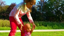 ✿ ВЛОГ VLOG Едем на трамвае в Слотер парк и кукла Беби Бон Видео для детей Kids Nastushik