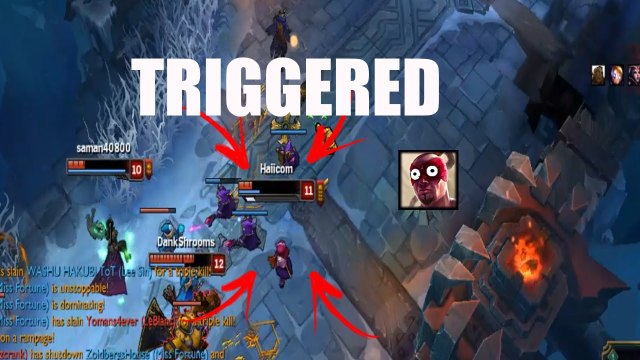 TRIGGERED LEE SIN LEAGUE OF LEGENDS LOL