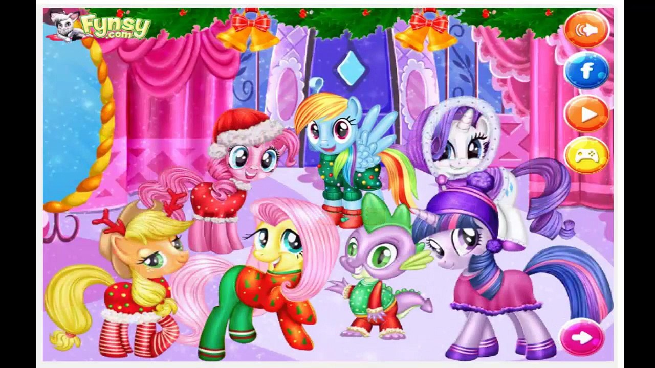 My Little Pony New Year Party - Cartoon Video Game For Kids Happy New Year 2017 / Funny Ch