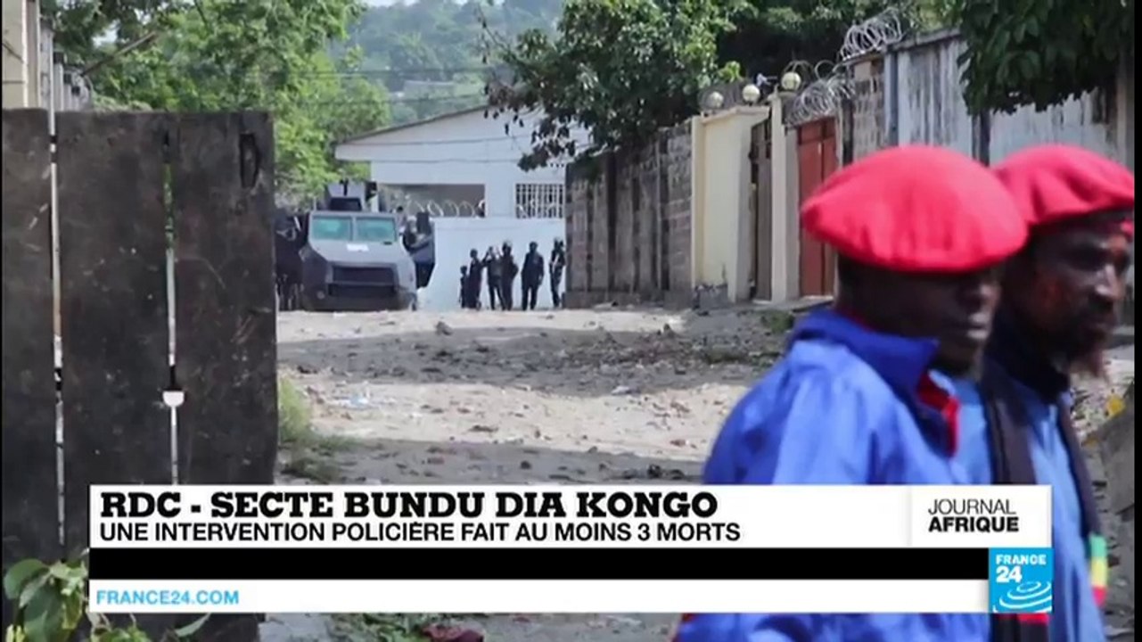Plusieurs morts dans les heurts entre forces de l'ordre et adeptes de la secte Bundu Dia KONGO À KINSHASA