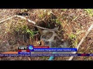 Api Menjalar Dekati Pemukiman Kebakaran Lahan - NET 10