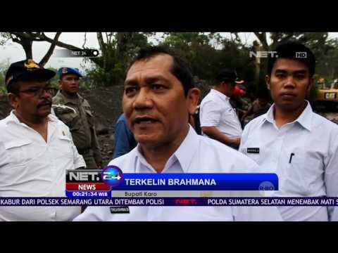 Banjir Lahar Dingin Gunung Sinabung Menerjang Permukiman Warga - NET24