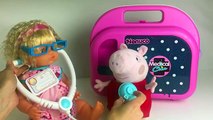 ❤ Bebé Doctora Nenuco ❤ Juguete Peppa Pig Maletín Médico Doctor Playset Hospital Case Baby