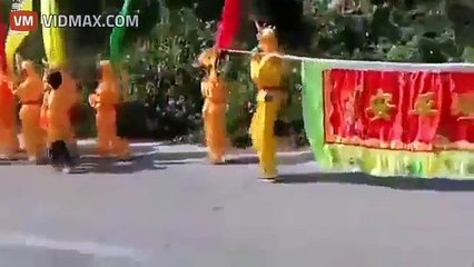 Temple parade mowed down by oil truck accident