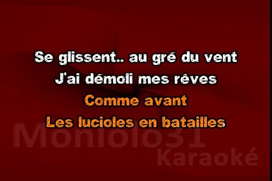 Véronique Sanson - Juste pour toi KARAOKE / INSTRUMENTAL