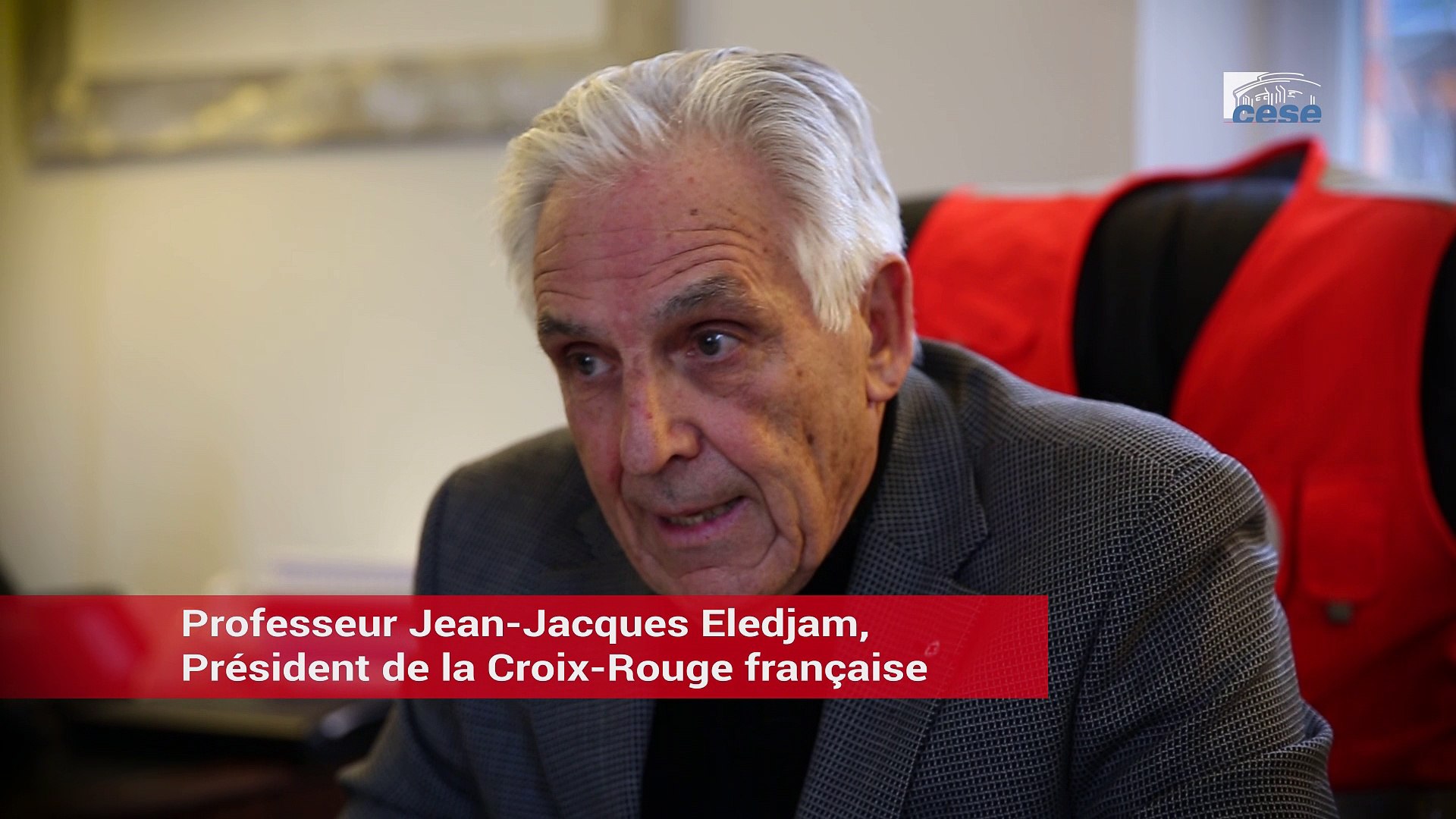 Pr Jean‐Jacques ELEDJAM, Président de la Croix‐Rouge française - cese -  Vidéo Dailymotion