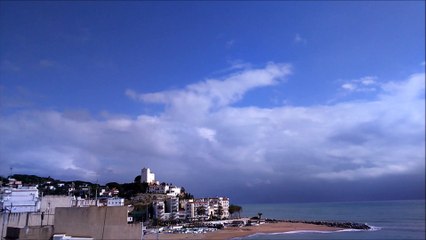 Sant Pol de Mar, TimeLapse 15 Febrer 2016 encarat a Sant Pau