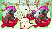 Ironman ABC song | Kinder Surprise Eggs Dinosaurs King KONG Finger Family Rhymes For Children