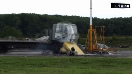Le 18:18 - Terrorisme : les impressionnants crash tests de bornes anti-camions construites en Provence