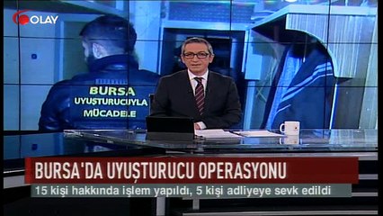 Bursa'da uyuşturucu operasyonu (Haber 15 02 2017)