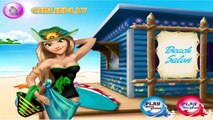 Princesa el Día en la Playa de Rapunzel y Ariel Juegos de Vestir para niños Niñas
