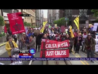 Pelantikan Donald Trump Diwarnai Aksi Demonstrasi di Sejumlah Wilayah - NET 12