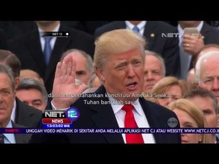 Donald John Trump Resmi Jadi Presiden Amerika Ke-45 - NET 12