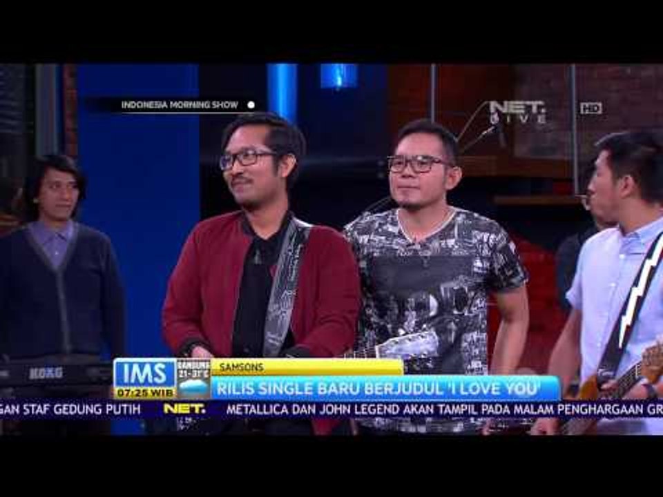 Talk Show Bersama Samsons Rilis Single Baru Berjudul 'I Love You' IMS