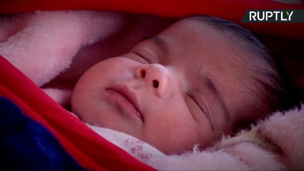 92-Year-Old Palestinian Man Celebrates Birth of Baby Daughter