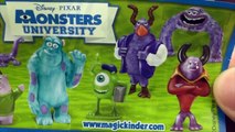 Университет монстров распаковка сюрпризов и игрушек Игра со слизью Киндер сюрприз