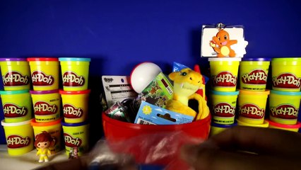 GIANT CHARIZARD Surprise Egg Play Doh - Pokemon Toys Lego Super Mario Minecraft