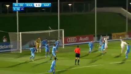 Real Madrid 2-1 Napoli _ UEFA Youth League _ Champions U19 _ Goal - Aleix Febas _ 26.02.2014