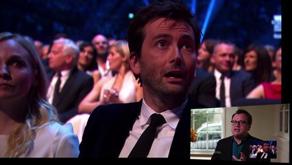 David Tennant's NTA Special Recognition - His Reaction