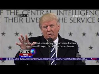 Donald Trump Kunjungi Markas CIA - NET 24